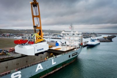 The first Vestas V236-15.0MW nacelle is transported from Port of Hanstholm in Denmark to the Østerild Wind Turbine Test Center in Northern Jutland. Once installed, the V236-15.0MW will be the largest wind turbine in the world. 
