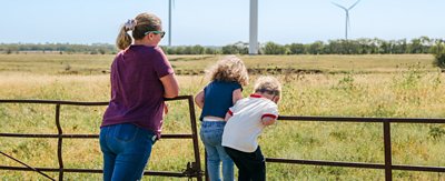 Farm-wind turbine