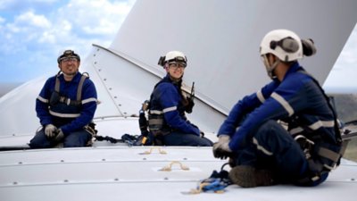Workers on Windturbines